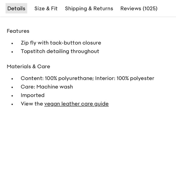 Melina Aritzia Wilfred Leather Pant - Picture 3 of 7